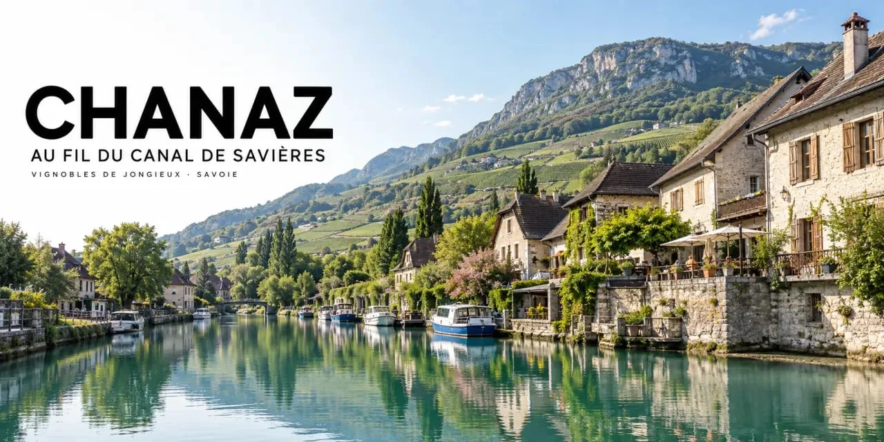 Chanaz et Jongieux, villages de Savoie entre canal, lac et vignobles