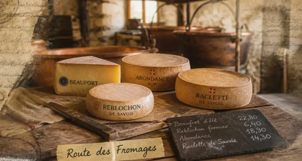 Fromage savoie AOP et IGP en fruitière, Beaufort et Reblochon