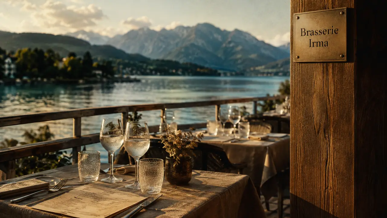 Restaurant irma annecy sur terrasse au bord du lac