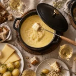 Spécialités savoie : caquelon, diots et fromages de Savoie