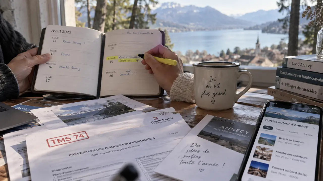 TMS sorties annecy : activité locale près du lac d’Annecy